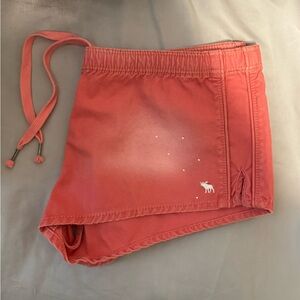 Abercrombie & Fitch Coral Shorts